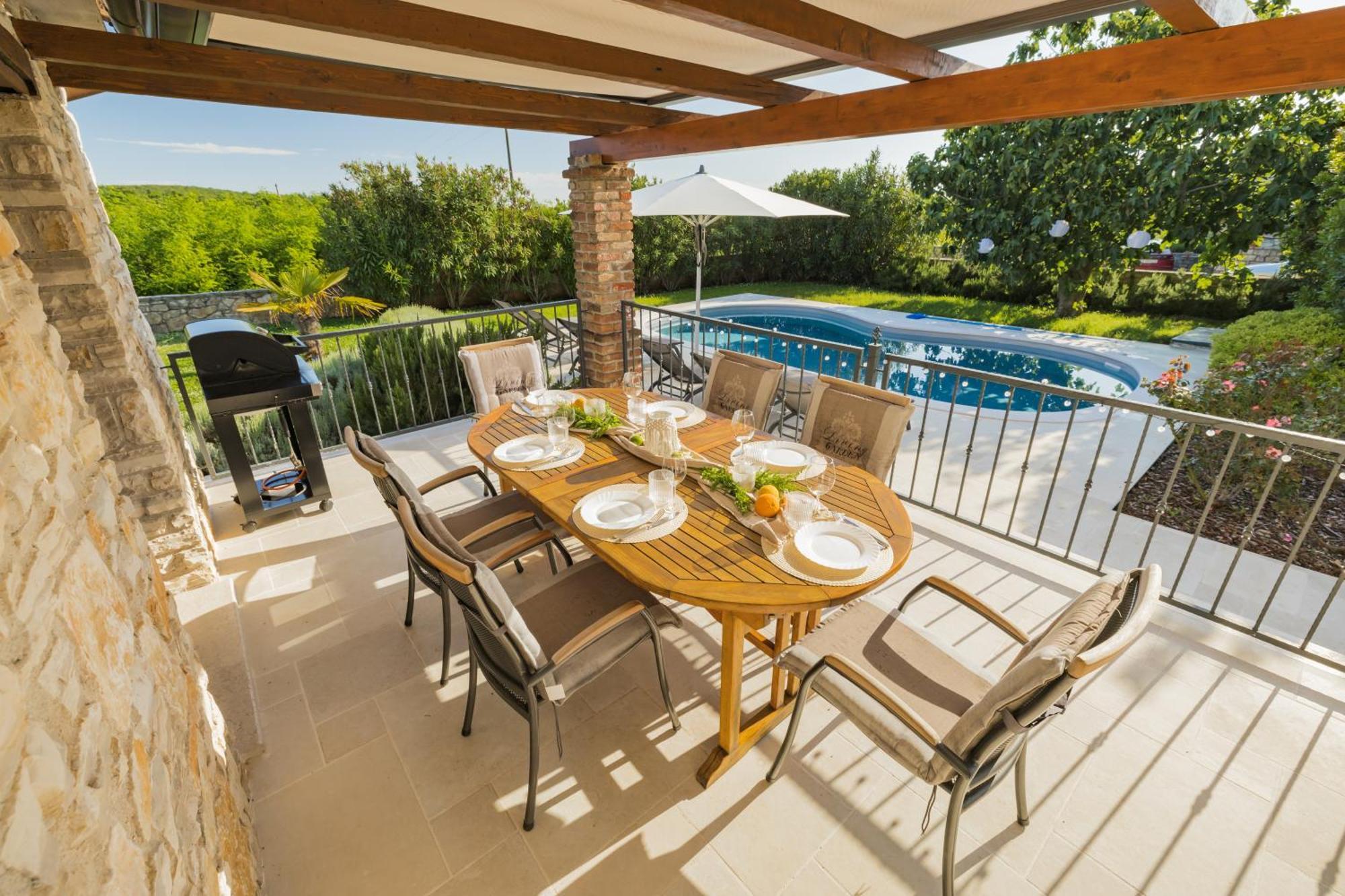 Villa Jurinea In Istrien Mit Pool Barat  ภายนอก รูปภาพ